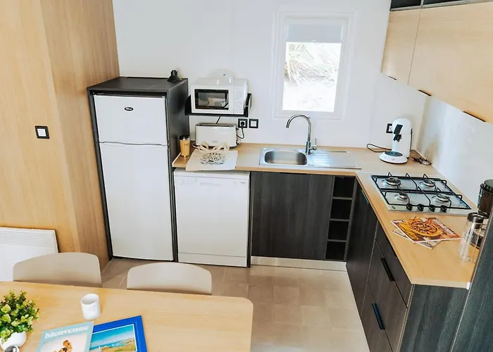 Mobil Avec Terrasse Au Calme - Api-1-52-1137 *